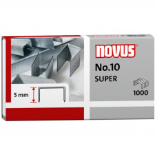 Скобы для степлера №10 Novus, оцинкованные, 1000шт. Novus 040-0003