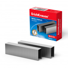 Скобы №23/23 для мощных степлеров ErichKrause® (коробка 1000 шт.)