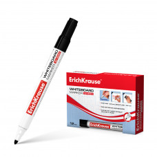 Маркер для досок ErichKrause® W-500, цвет чернил красный (в коробке по 12 шт.)