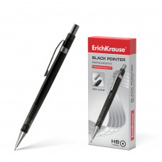 Карандаш механический ErichKrause® Black Pointer 0.5 мм, НВ (в коробке по 12 шт.)