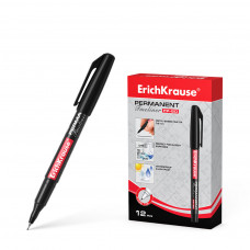 Перманентный линер ErichKrause®  FP-50, цвет чернил красный (в коробке по 12 шт.)