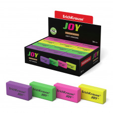 Ластик ErichKrause® JOY® Rainbow (в коробке по 36 шт.)