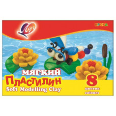 Пластилин ЛУЧ КРОХА 8 цветов 132 г, со стеком. Луч 25С1551-08