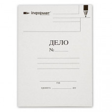 Папка-скоросшиватель inФОРМАТ А4, белая, немелованный картон 320 г/м2. inФОРМАТ RP4032W