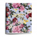 Тетрадь 48 л., А5, клетка, LOREX FLORISTIC COLLECTION, soft touch, фольга золото, двойная обложка. LOREX LXCBCL-FC*
