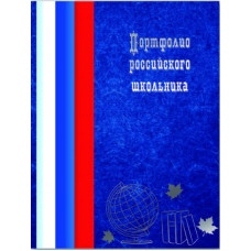 Портфолио школьника, формат А4, твёрдый переплёт с поролоном, тиснение фольгой Феникс+ арт. 29827	