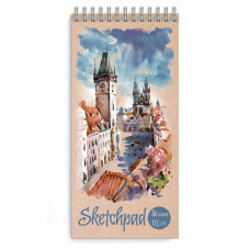 Скетчпад 80 л, гребень по короткой стороне, крафт-бумага, Феникс+ арт. 53305	