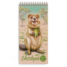 Скетчпад 80 л, гребень по короткой стороне, крафт-бумага, Феникс+ арт. 53307	