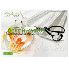 Набор белого картона  HOBBY TIME № 43 А3 (400 х 300 мм), 10 листов 