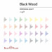 Карандаши BrunoVisconti® цветные, 36  цветов  BlackWoodColor Арт. 30-0101 упаковка в ассортименте