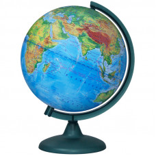 Глобус физический Глобусный мир, 25см, на круглой подставке Глобусный мир 10160