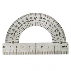 Транспортир 180° 10 см, сталь. Пчелка ТС-10