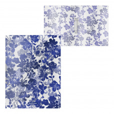 Папка на 2 кольцах пластиковая ErichKrause® Crystal Flowers, 24мм, A4 (в пакете по 4 шт.)