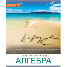 Тетрадь 48 л. кл. МИР ВОКРУГ НАС Алгебра мел. карт. без отд.. Проф-пресс 48-6352*