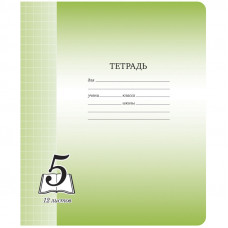 Тетрадь 12л., крупная клетка ArtSpace 