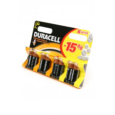 Элемент питания DURACELL LR6 BL8 цена за 1шт.