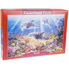 Puzzle-500. Дельфины (В-51014)