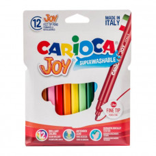 Фломастеры CARIOCA JOY 12 цветов. Carioca 40531