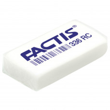 Ластик FACTIS 336 RC (Испания), 40×20×8 мм, белый, прямоугольный, CNF336RC