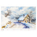 Watercolour Scenery (Акварельные пейзажи). Календарь настенный на 2022 год