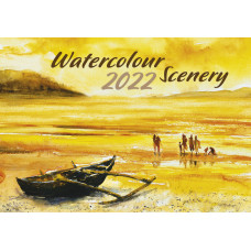 Watercolour Scenery (Акварельные пейзажи). Календарь настенный на 2022 год