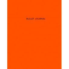 Bullet Journal (Оранжевый) 162x210мм, твердая обложка, пружина, блокнот в точку, 120 стр.