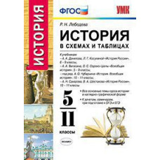 Лебедева Рената Николаевна История в схемах и таблицах. 5-11 классы. К учебникам А.А. Данилова, Л.Г. Косулиной; А.А. Вигасина, О.С. Сороко-Цюпы; по